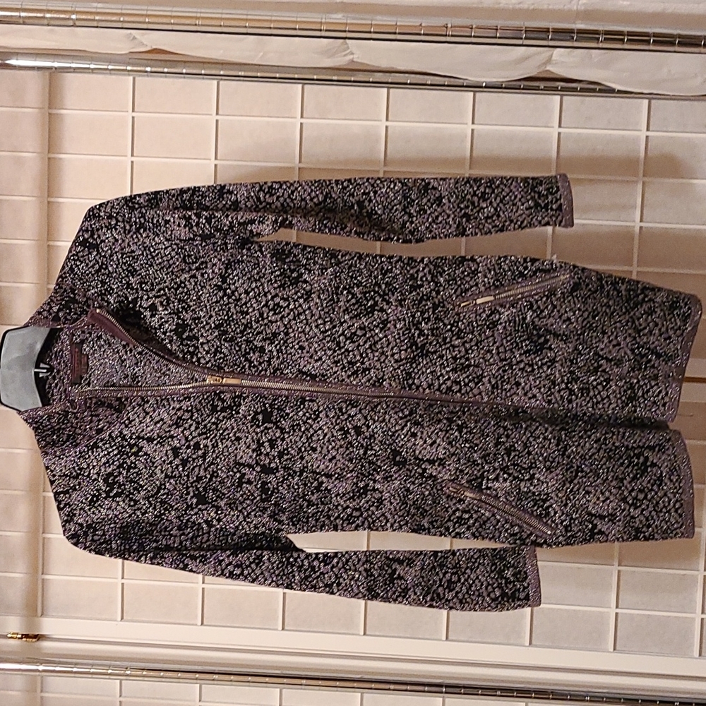 Black and silver jacket